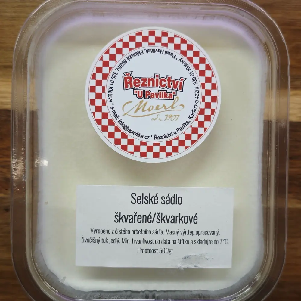 Domácí škvařené sádlo