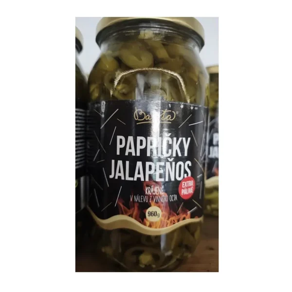 Papričky Jalapeño sterilované