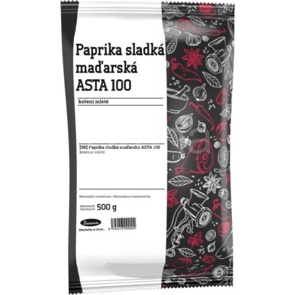 Paprika maďarská sladká ASTA 100 500g