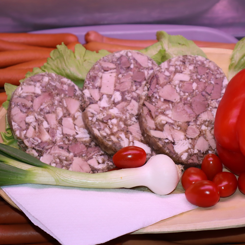 Domácí tlačenka světlá - plátky