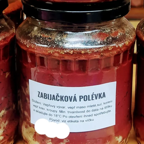 Zabijačková polévka sklo 670g